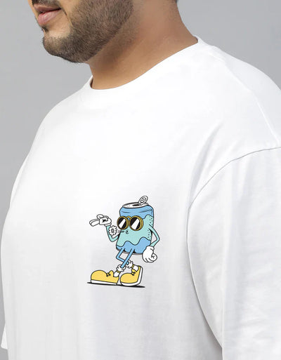 Stay Cool Back Graphic Plus Size Printed Tshirt
