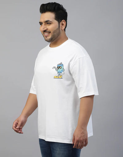 Stay Cool Back Graphic Plus Size Printed Tshirt