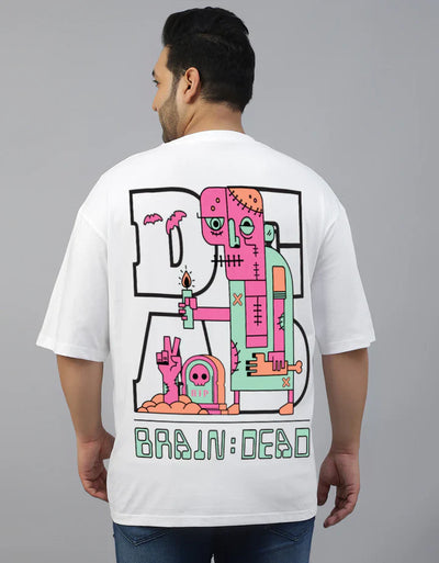 Brain Dead Back Graphic Plus Size Printed Tshirt