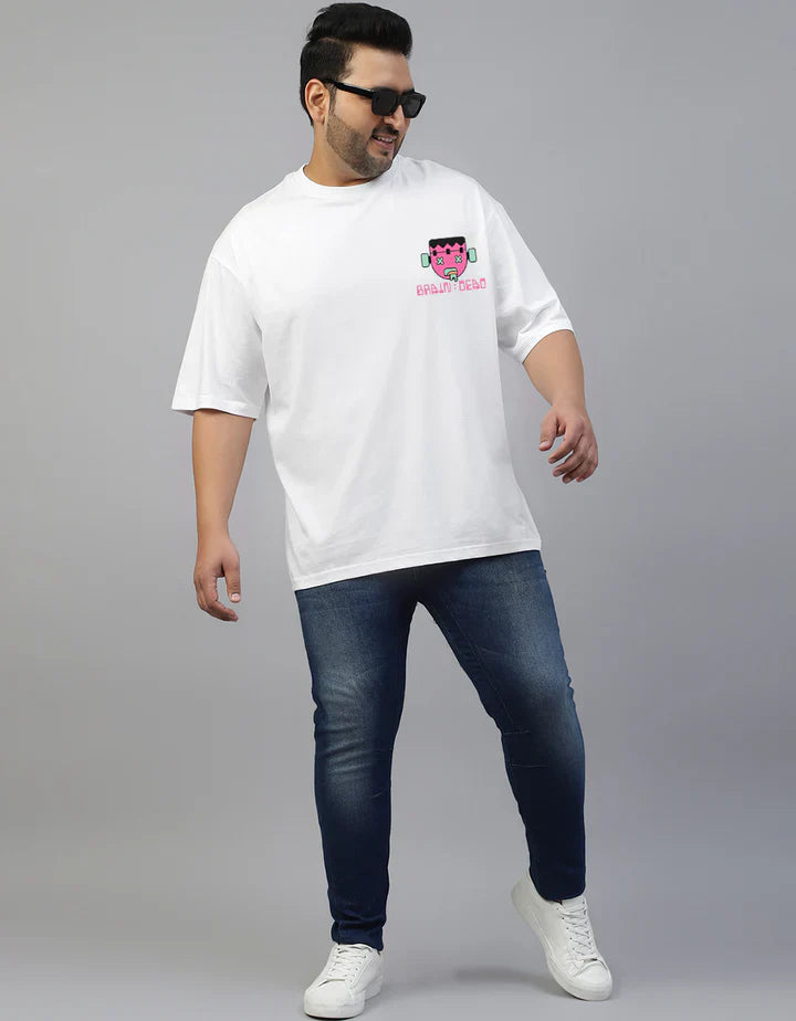 Brain Dead Back Graphic Plus Size Printed Tshirt