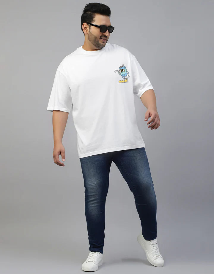 Stay Cool Back Graphic Plus Size Printed Tshirt